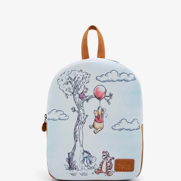 Disney Winnie The Pooh Balloon Doodle Mini Backpack Tigger Eeyore Piglet NEW main image 6
